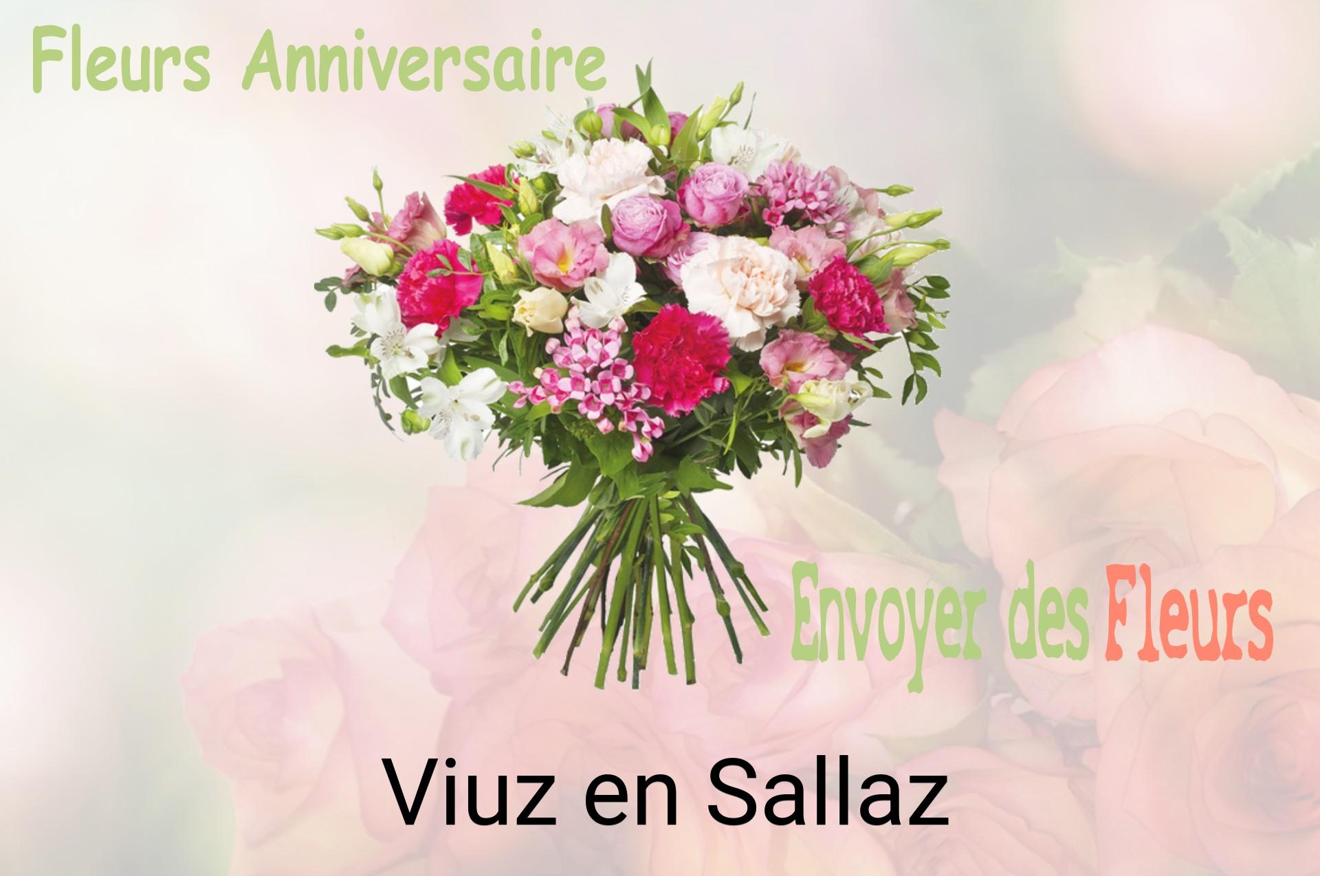 Bouquet de fleurs d’anniversaire livré à Viuz-en-Sallaz