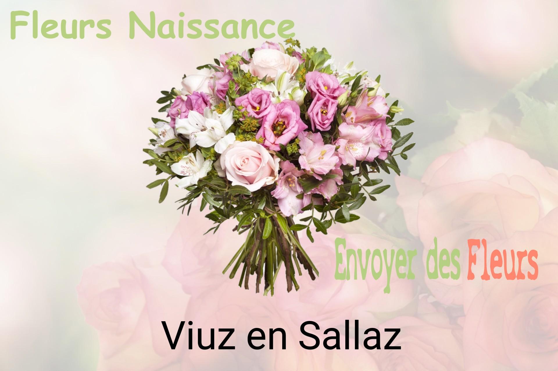 Bouquet de fleurs de naissance livré à Viuz-en-Sallaz